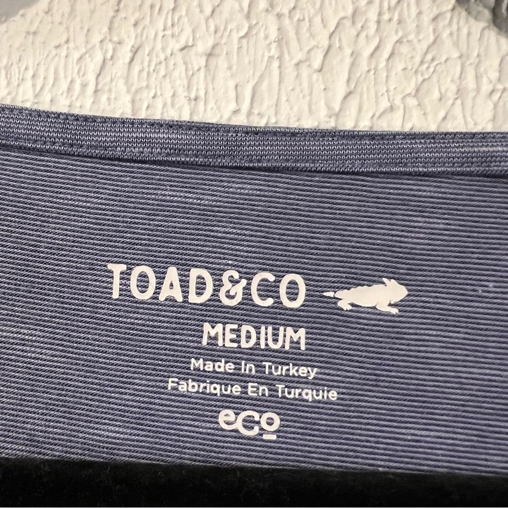 Toad&Co Blue Cue Wrap Cafe Tencel Cotton dress size medium - Picture 6 of 16